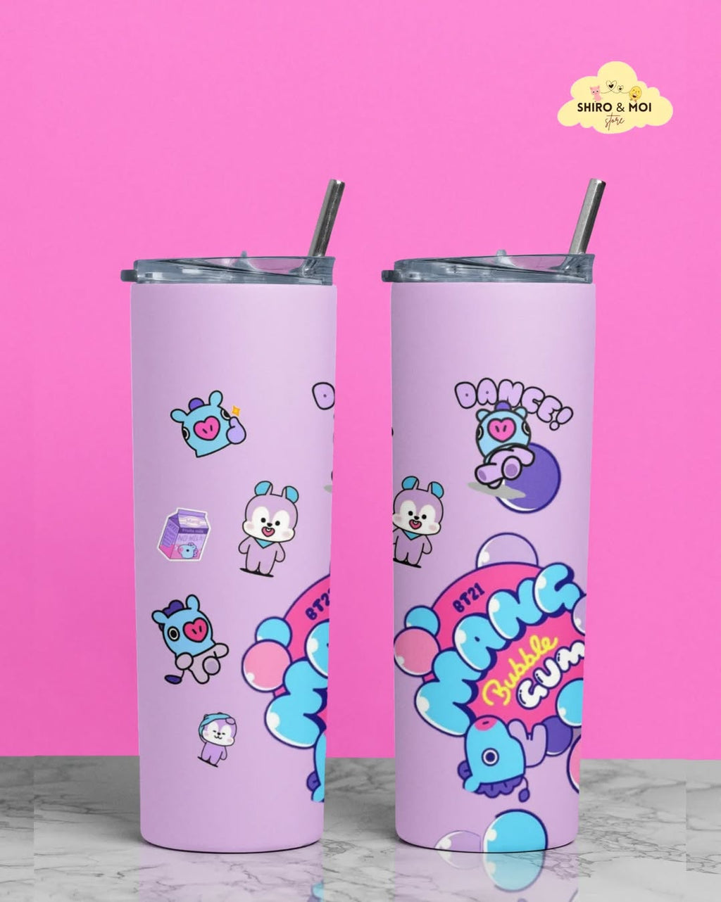 BTS Characters Tumblers 20 Oz