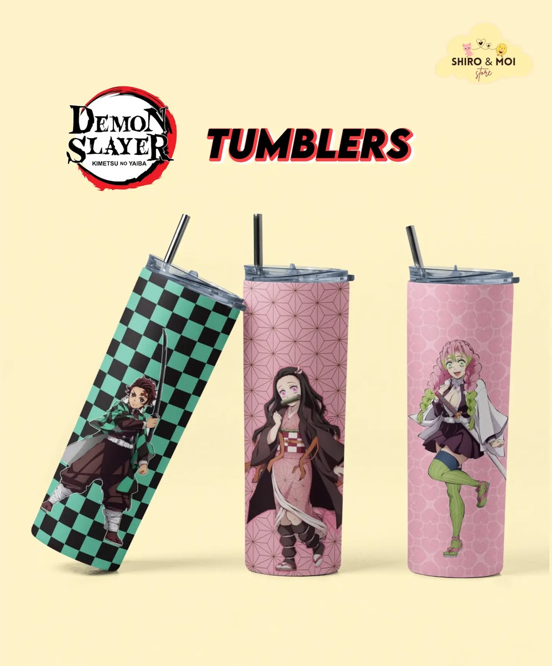 Demon Slayers Tumblers 20 Oz