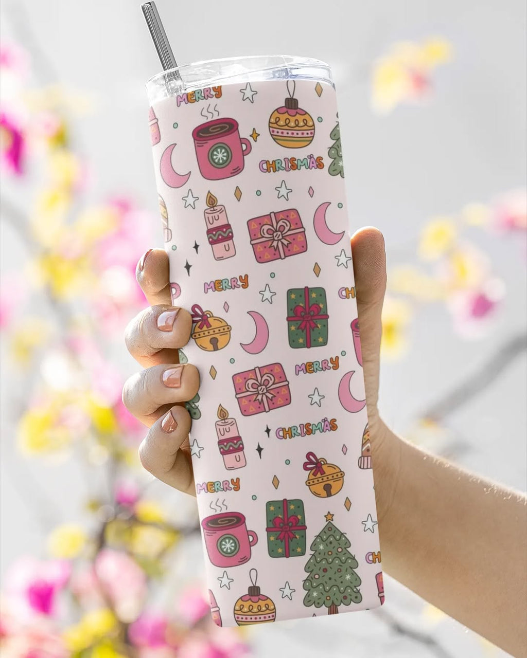 Happy Holidays Tumblers 20 Oz