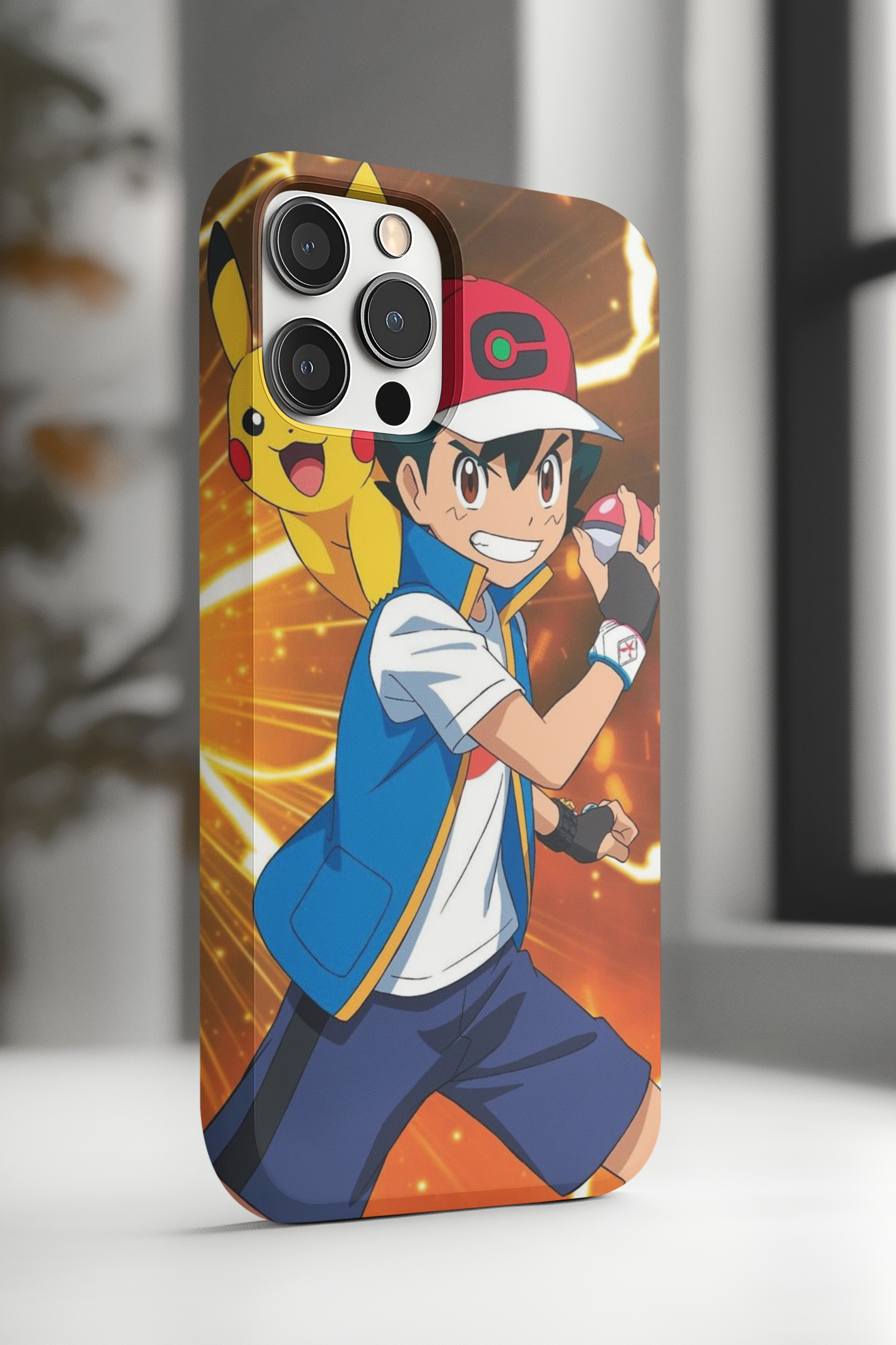 Ash Ketchum Iphone, Samsung, OnePlus Mobile Case (all models available you will receive call from our side after the order)