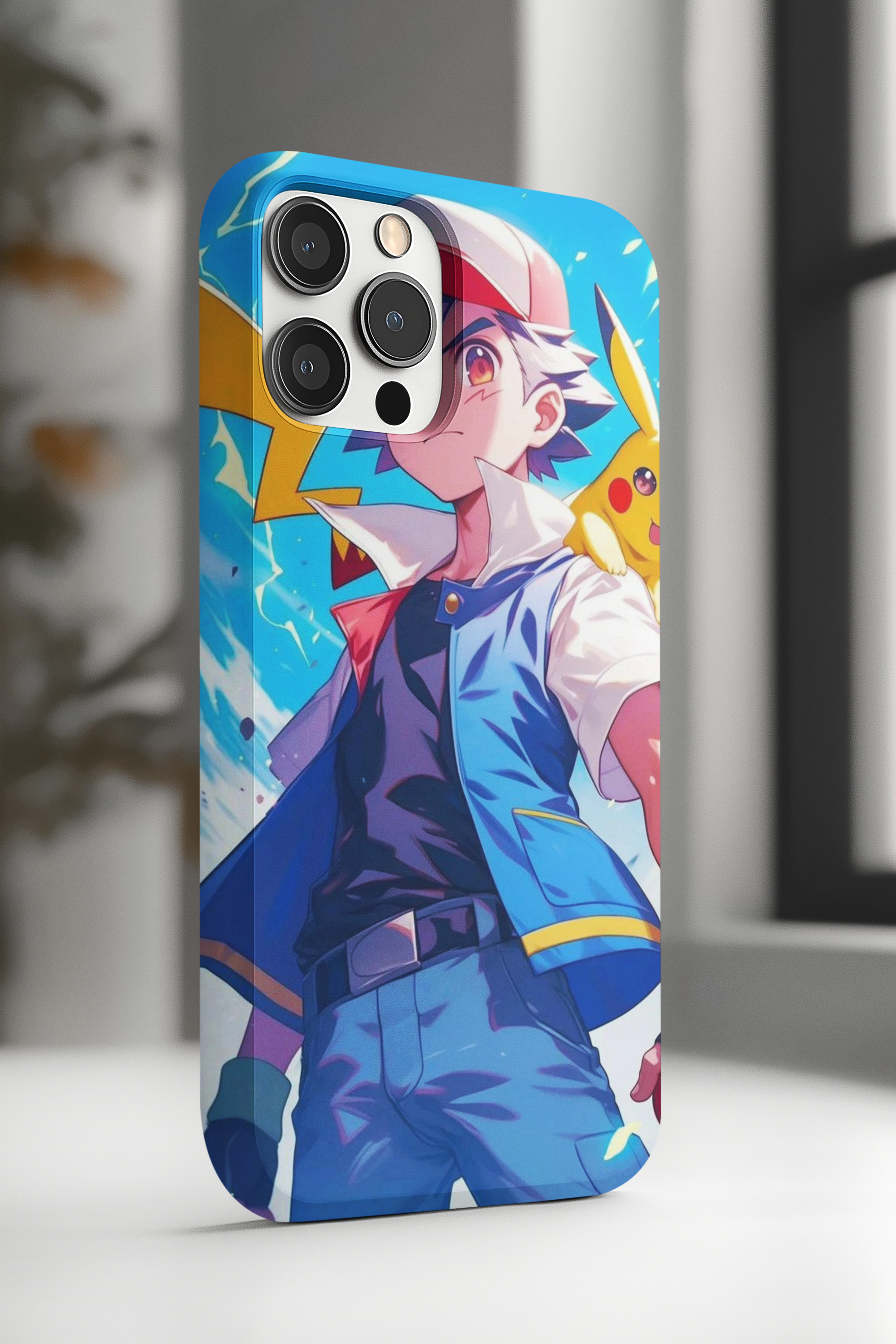 Ash Ketchum Iphone, Samsung, OnePlus Mobile Case (all models available you will receive call from our side after the order)