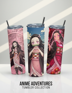 Collection banner featuring three anime-style tumblers