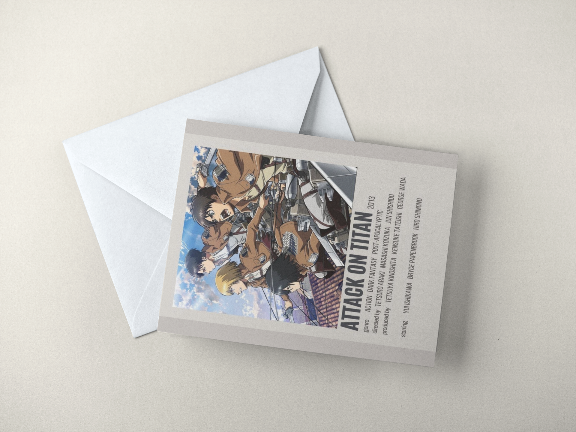 Attack on Titan Postcard