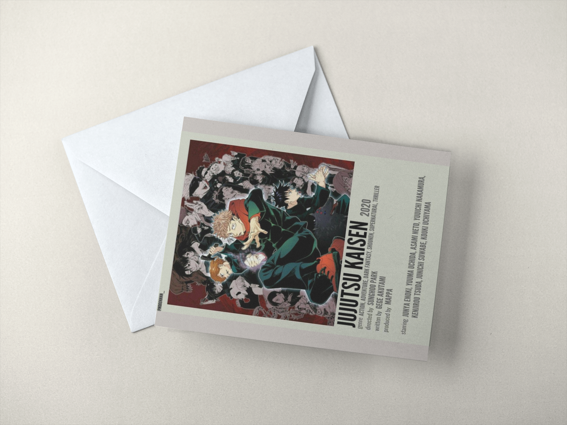 Jujutsu Kaisen Postcard