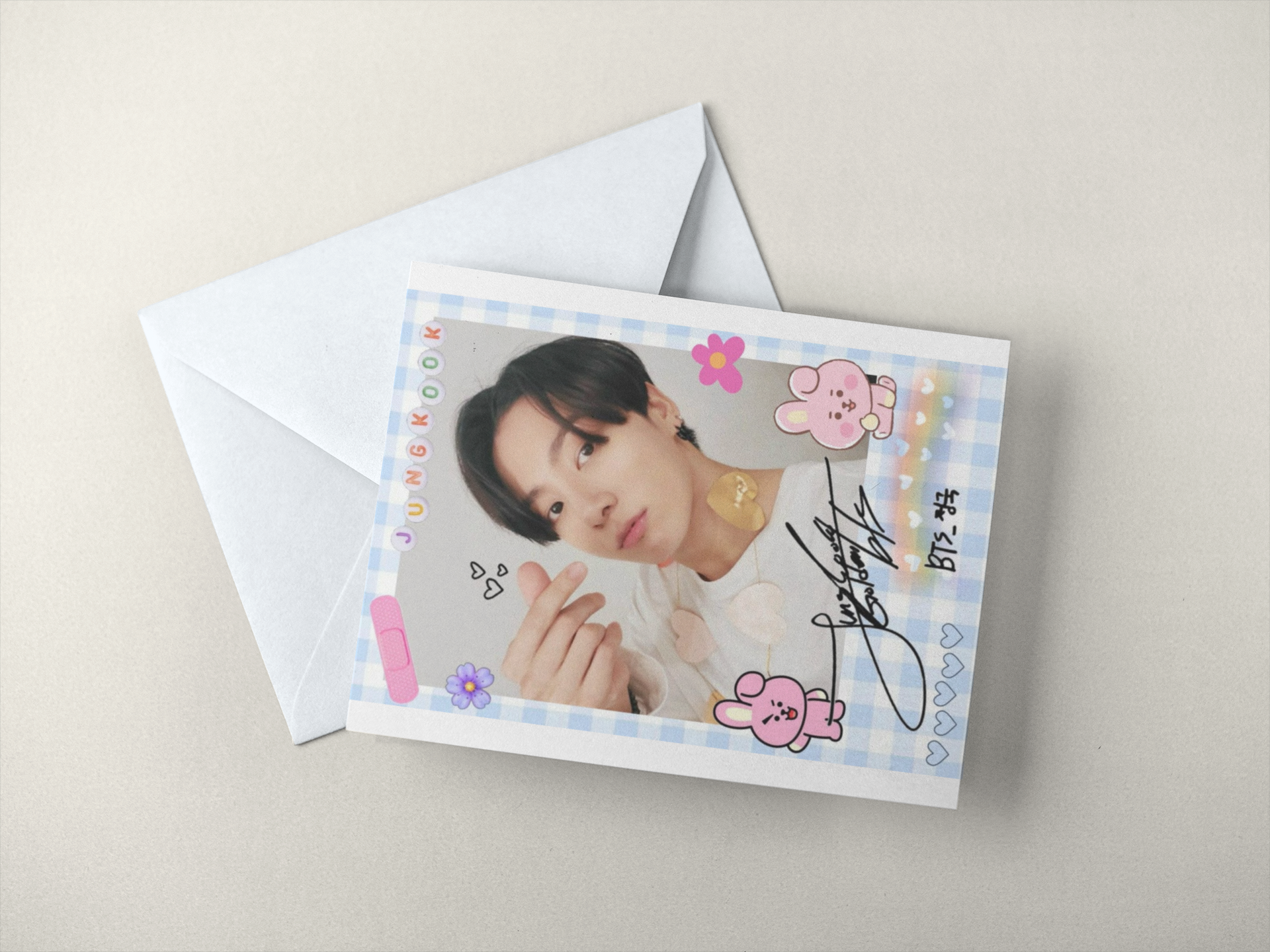 Jungkook BTS Postcard