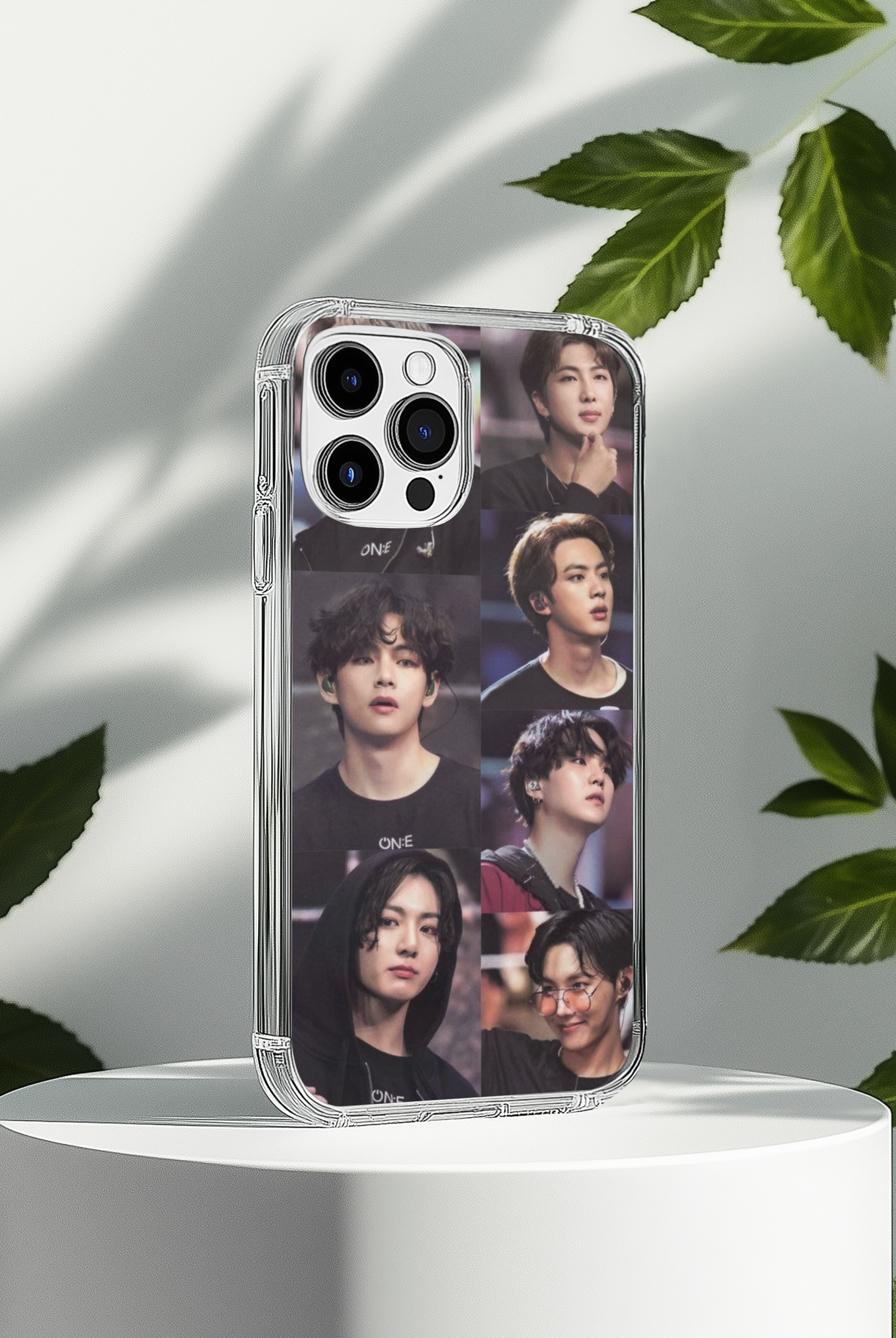 V BTS Iphone Glass Case (all models available you will receive call from our side after the order)